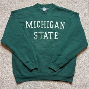 Vintage Michigan State University Pullover Crewneck Sweatshirt